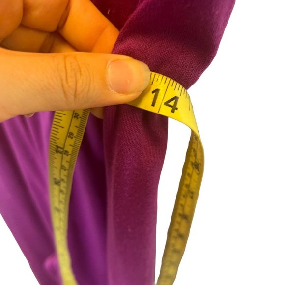 Vintage 90s Purple Half Sleeve Jumpsuit Medium - Picture 8 of 10